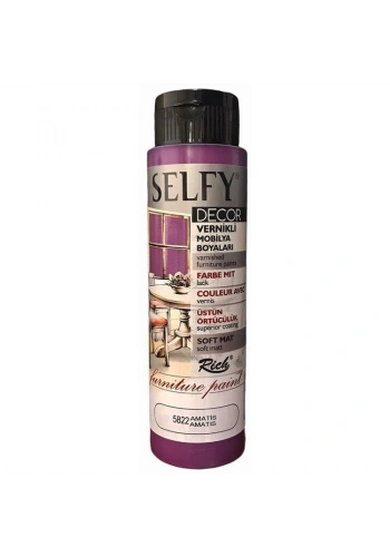 Rich Selfy Decor Vernikli Boya 500 cc 5822 AMATİS
