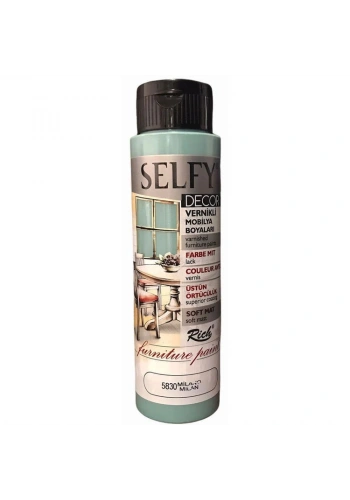 Rich Selfy Decor Vernikli Boya 500 cc 5830 MİLANO