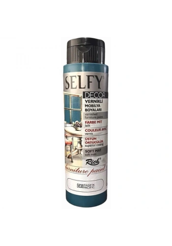 Rich Selfy Decor Vernikli Boya 500 cc 5838 PASİFİK