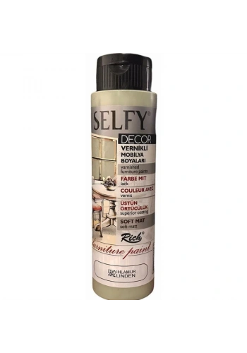 Rich Selfy Decor Vernikli Boya 500 cc 5842 IHLAMUR