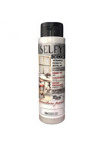 Rich Selfy Decor Vernikli Boya 500 cc 5864 COUNTRY GREY