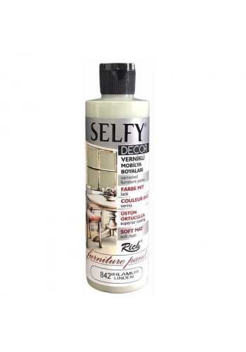 Rich Selfy Decor Vernikli Mobilya Boya 240cc 842 Ihlamur
