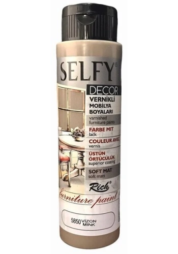 Rich Selfy Decor Vernikli Mobilya Boya 500cc 5850 Vizon