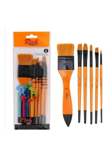 Rich SET:8 Zemin Fırça Karma Set 6Lı (SET8-03357)