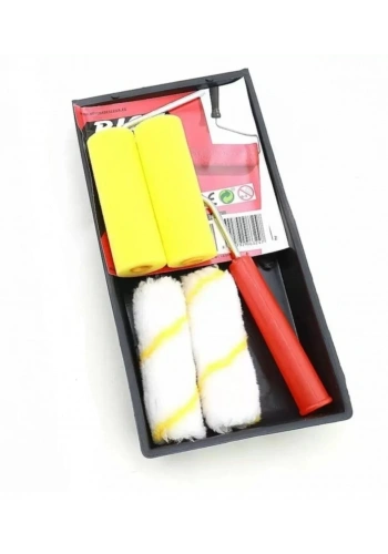 Rich Sünger Rulo Fırça Seti 4 Yedekli