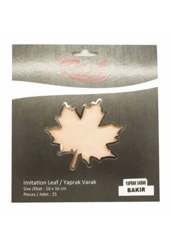 Rich Yaprak Varak Bakır 003