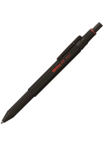 Rotring 600 MultiPen Üç Fonksiyonlu Versatil Kalem 0.5 Siyah