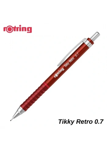 Rotring Versatil Kalem Tıkky Retro Metalik Kırmızı 0.7 MM 2202631
