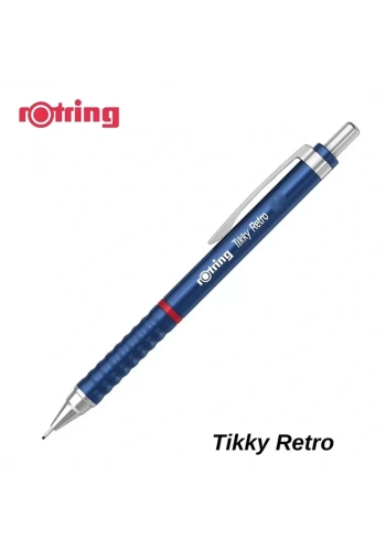 Rotring Versatil Kalem Tıkky Retro Metalik Mavi 0.5 MM 2202566