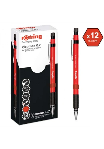 Rotring Versatil Kalem Visumax 0.7 MM Kırmızı 2089098