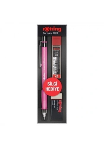 Rotring Visuclick 3lü Okul Seti 0.7mm Pembe