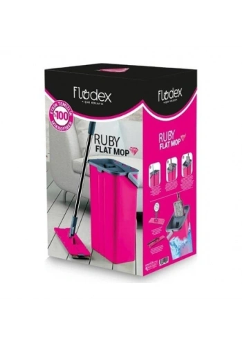 Ruby Flat Mop Temizlik Kova Seti