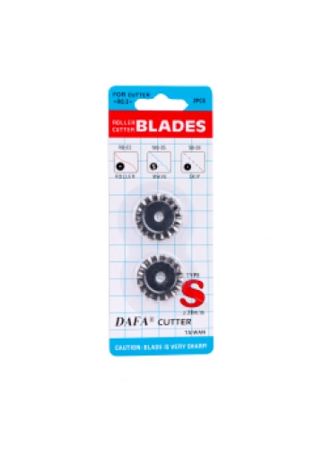 Rulet Kumaş Kesici Yedek Dalgalı Bıçak 28mm