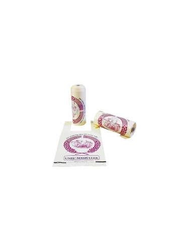 Rulo Hışır Poşet Unlu Mamül Baskılı Küçük Boy ( 166 Adet )