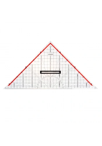 Rumold Teknik Çizim Üçgen Cetvel 325mm Plastik UV Baskı