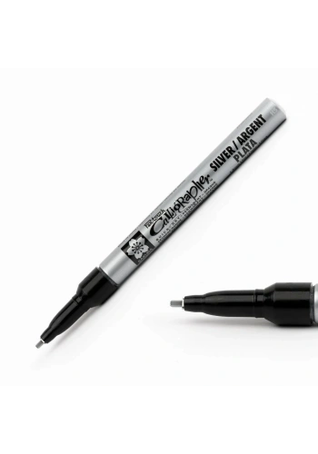 Sakura Pen Touch Kaligrafi Kalemi Fine 1,8mm Gümüş