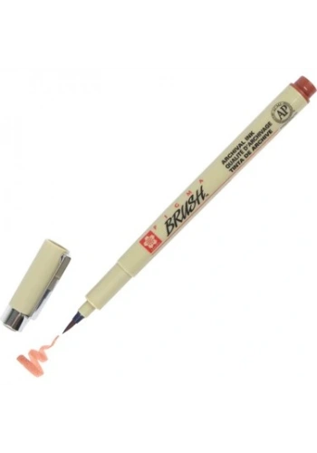 Sakura Pigma Brush Pen-Fırça Uçlu Kalem Kahverengi 12