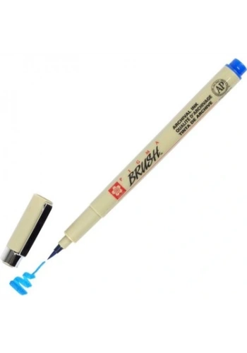 Sakura Pigma Brush Pen-Fırça Uçlu Kalem Mavi 36