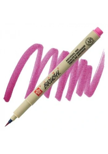 Sakura Pigma Brush Pen-Fırça Uçlu Kalem Pembe 21