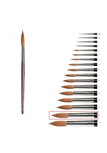 SAMUR 14 No SULU BOYA FIRÇASI