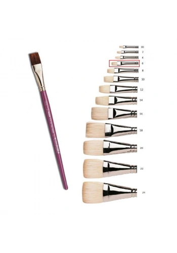 SAMUR 6 No YAĞLI BOYA FIRÇASI