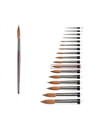 SAMUR 8 No SULU BOYA FIRÇASI