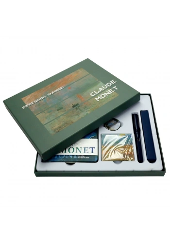Sanatsal Defter Ve Kalem Hediye Seti Claude Monet 01