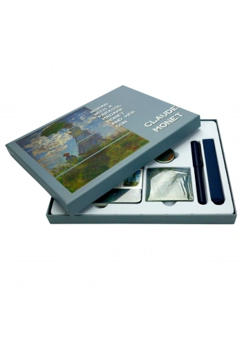 Sanatsal Defter Ve Kalem Hediye Seti Claude Monet 02