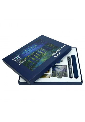 Sanatsal Defter Ve Kalem Hediye Seti Van Gogh