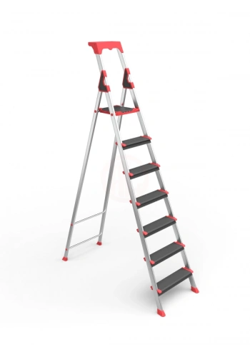 Saraylı Alüminyum Profesyonel Merdiven 7 Basamaklı
