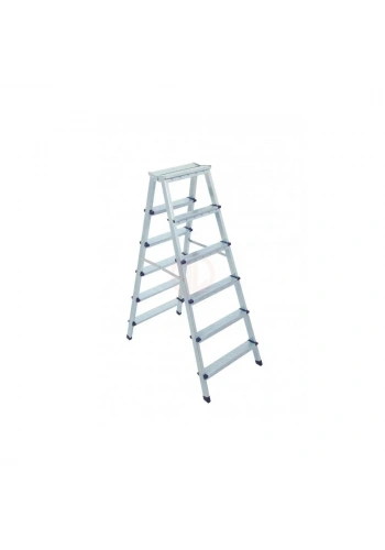 Saraylı Metal Çift Çıkışlı Merdiven 6+6 Basamaklı