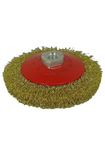 Sarı Telli Daire Fırça 115 Mm X M14