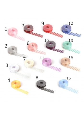 Saten Çizgili Şifon Kurdele