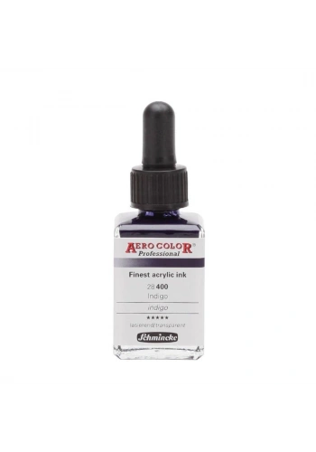 Schmincke Aero Color Akrilik Mürekkep 28 ml. 400 Indigo