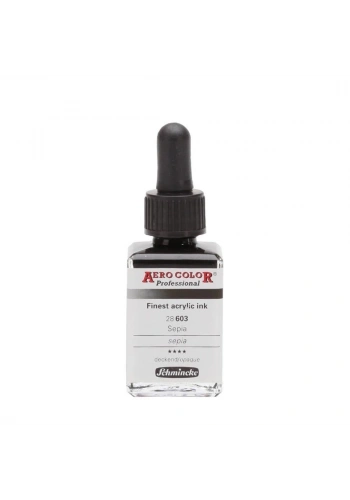 Schmincke Aero Color Akrilik Mürekkep 28 ml. 603 Sepia