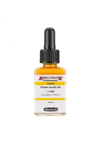 Schmincke Aero Color Akrilik Mürekkep 28 ml. 024 Candy Colors Sunbeam Yellow