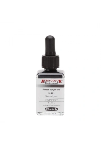 Schmincke Aero Color Akrilik Mürekkep 28 ml. 701 Neutral Grey