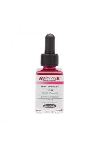 Schmincke Aero Color Akrilik Mürekkep 28 ml. 304 Primary Magenta