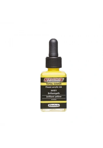 Schmincke Aero Color Akrilik Mürekkep 28 ml. 821 Brilliant Yellow