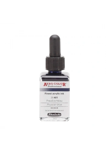 Schmincke Aero Color Akrilik Mürekkep 28 ml. 401 Prussian Blue