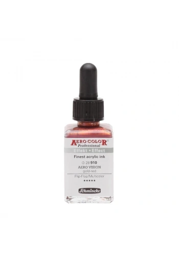 Schmincke Aero Color Akrilik Mürekkep 28 ml. 910 Aero Vision Gold Red