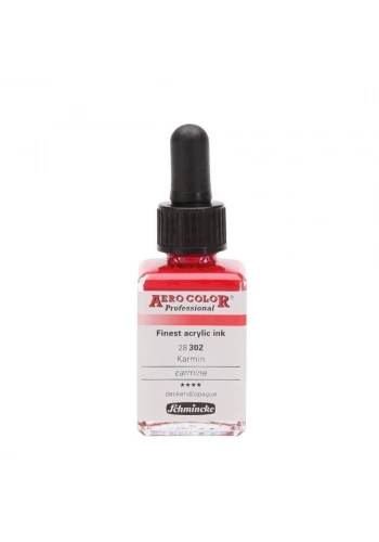 Schmincke Aero Color Akrilik Mürekkep 28 ml. 302 Carmine