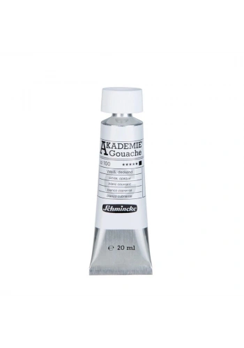 Schmincke Akademie Guaj Boya 20 ml. 100 White Opaque