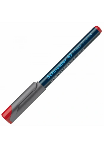 Schneider Asetat Kalemi Permanent M Seri 1 MM Kırmızı 224