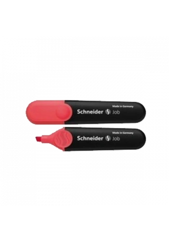 Schneider Fosforlu Kalem Job Kırmızı 150