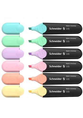 Schneider Fosforlu Kalem Job Pastel 6 Lı 115097