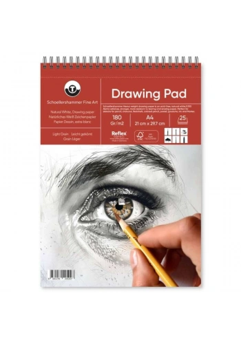 Schoellershammer Heavy Weight Drawing Pad Eskiz Defteri 180 gr. A4 20 yaprak