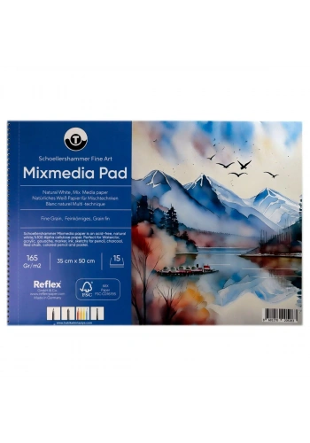 Schoellershammer Mix Media Pad 165gr 35x50cm 15yp