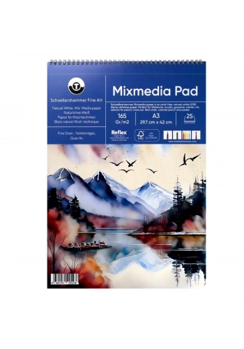 Schoellershammer Mix Media Pad 165gr A3 25yp