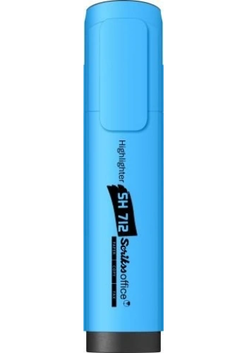 Scriks Sh712 Fosforlu Kalem Mavi